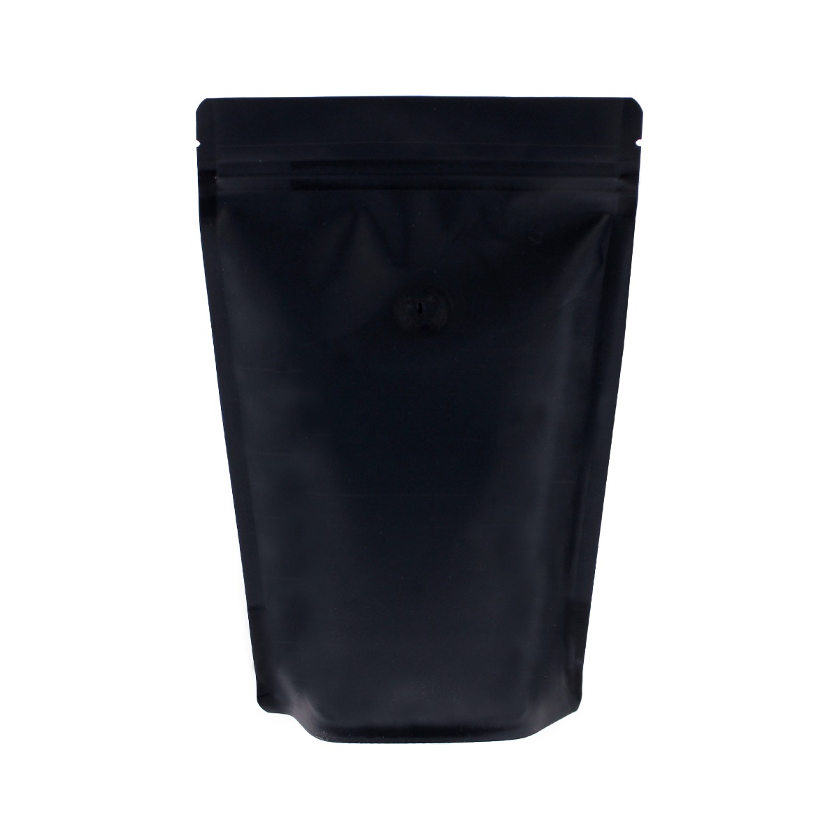 Coffee stand up pouch - matt black (100% recyclable)