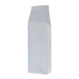 Side gusset pouch - matt white - 135x390+{40+40} mm (2,8-3,3 ltr)