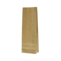 Block bottom bag kraft paper 2 layer - brown