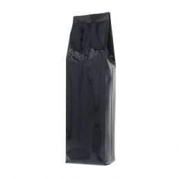 Side-Gusset Coffee Pouch - Shiny Black