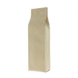 Side-gusset Coffee Pouch Kraft Paper - Brown