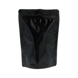 Stand-up pouch - shiny black - 235x345+{60+60} mm (2,8-3,3 lt)
