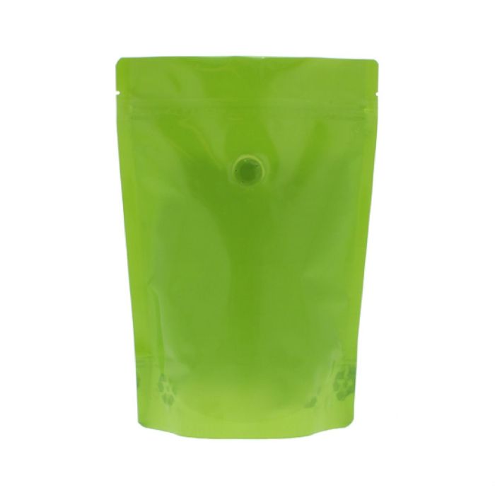 Coffee pouch - shiny green