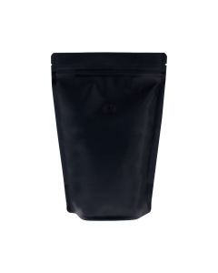 Coffee stand up pouch - matt black (100% recyclable)