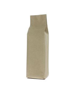 Side gusset pouch kraft paper - brown