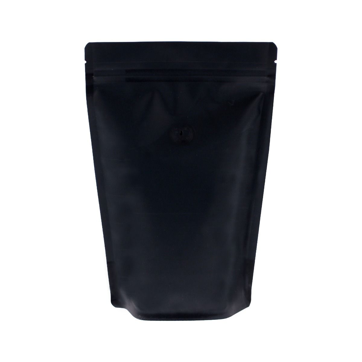 Coffee stand up pouch - matt black (100% recyclable)