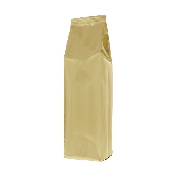 Side gusset pouch - matt gold