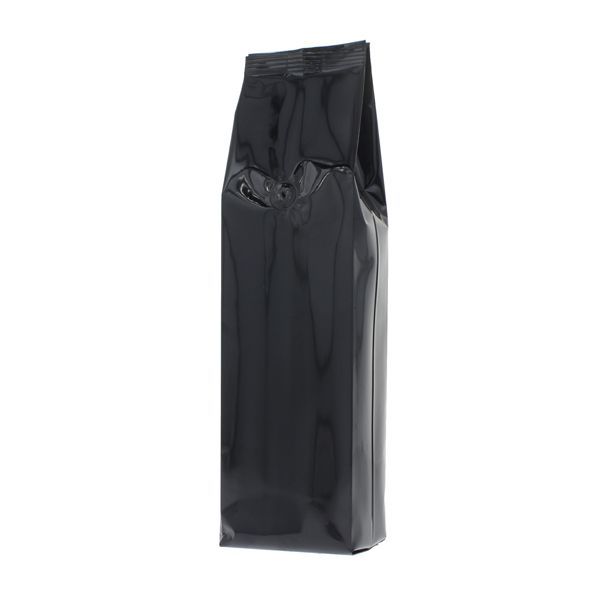 Side-Gusset Coffee Pouch - Shiny Black