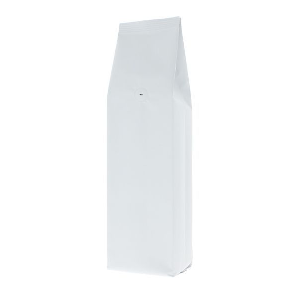 Side-Gusset Coffee Pouch - Matte White