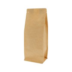 Flat bottom bag - Kraft Look (100% recyclable)