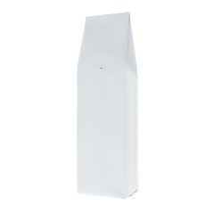 Side-Gusset Coffee Pouch - Matte White