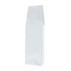 Side-gusset Coffee Pouch - Shiny White