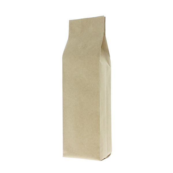 Side-gusset Coffee Pouch Kraft Paper - Brown