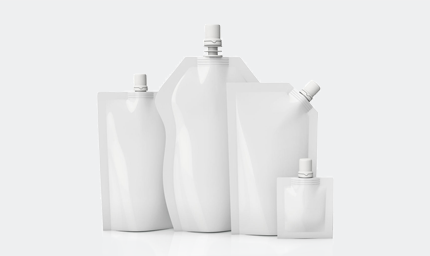 Pouches with spouts that are easy-to-open and close